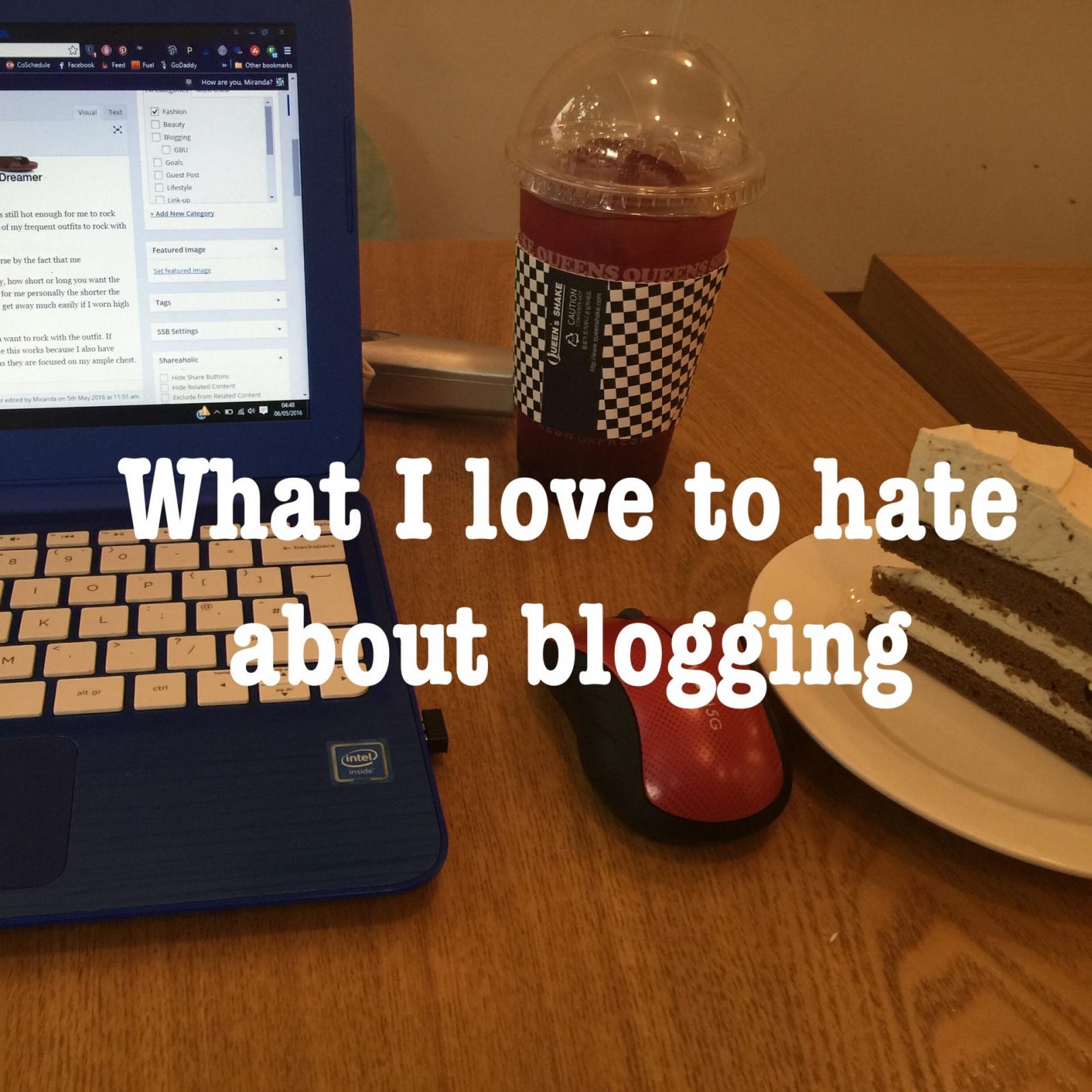 What I love to hate about blogging